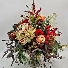 Laden Sie das Bild in den Galerie-Viewer, Großer Premium Blumenstrauß Weihnachten - Adventsblumenstrauß